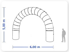 LINHA PRO - infl�vel modelo   P�RTICO - PRO.POR.A.1008