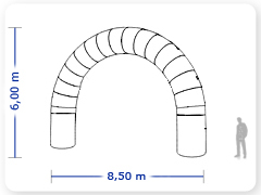 LINHA PRO - infl�vel modelo   P�RTICO - PRO.POR.A.1018