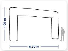 LINHA PRO - infl�vel modelo   P�RTICO - PRO.POR.C.1001