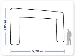 LINHA PRO - infl�vel modelo   P�RTICO - PRO.POR.C.1003