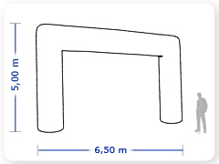 LINHA PRO - infl�vel modelo   P�RTICO - PRO.POR.C.1004