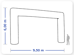 LINHA PRO - infl�vel modelo   P�RTICO - PRO.POR.C.1005