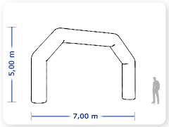 LINHA PRO - infl�vel modelo   P�RTICO - PRO.POR.B.1004
