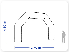 LINHA PRO - infl�vel modelo   P�RTICO - PRO.POR.B.1001