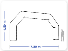 LINHA PRO - infl�vel modelo   P�RTICO - PRO.POR.B.1003