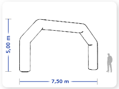 LINHA PRO - infl�vel modelo   P�RTICO - PRO.POR.B.1005