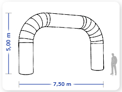 LINHA PRO - infl�vel modelo   P�RTICO - PRO.POR.D.1002