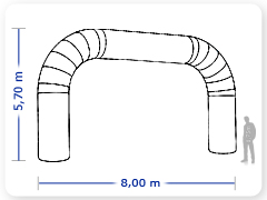 LINHA PRO - infl�vel modelo   P�RTICO - PRO.POR.D.1004