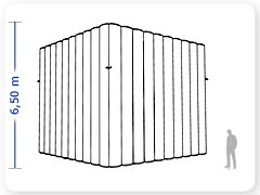 LINHA PRO - infl�vel modelo  CUBO - PRO.CUB.A.1002