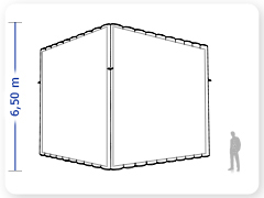 LINHA PRO - infl�vel modelo  CUBO - PRO.CUB.B.1002