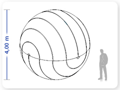 LINHA PRO - infl�vel modelo   ESFERA - PRO.ESF.A.1002