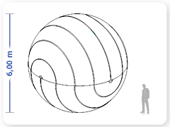 LINHA PRO - infl�vel modelo   ESFERA - PRO.ESF.A.1004