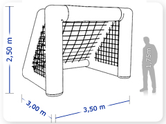 LINHA PRO - infl�vel modelo INTERATIVO - PRO.GOL.A.1000
