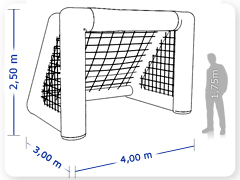 LINHA PRO - infl�vel modelo INTERATIVO - PRO.GOL.A.1001
