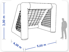 LINHA PRO - infl�vel modelo INTERATIVO - PRO.GOL.A.1002