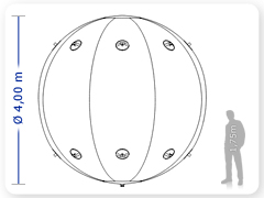 LINHA PRO - infl�vel modelo   AERO - PRO.BLI.A.1002