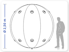 LINHA PRO - infl�vel modelo   AERO - PRO.BLI.B.1000