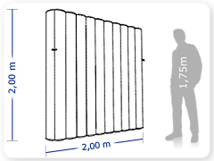 LINHA PRO - infl�vel modelo  PAINEL - PRO.PAI.A.1000