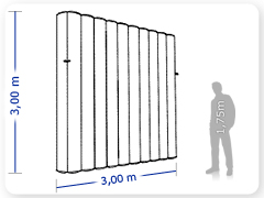 LINHA PRO - infl�vel modelo  PAINEL - PRO.PAI.A.1001