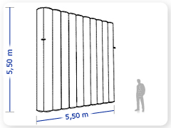 LINHA PRO - infl�vel modelo  PAINEL - PRO.PAI.A.1004