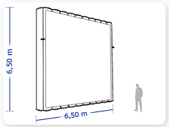 LINHA PRO - infl�vel modelo  PAINEL - PRO.PAI.B.1000