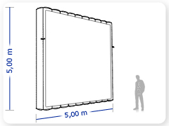 LINHA PRO - infl�vel modelo  PAINEL - PRO.PAI.B.1002