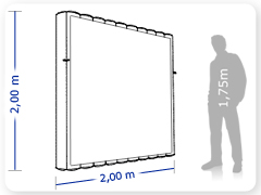 LINHA PRO - infl�vel modelo  PAINEL - PRO.PAI.B.1005