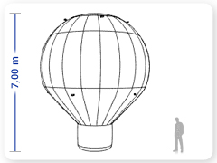 LINHA PRO - infl�vel modelo   ROOF TOP - PRO.ROF.A.1005