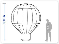 LINHA PRO - infl�vel modelo   ROOF TOP - PRO.ROF.B.1001