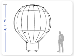 LINHA PRO - infl�vel modelo   ROOF TOP - PRO.ROF.D.1002