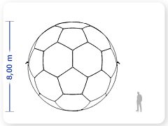 LINHA PRO - infl�vel modelo   ESFERA - PRO.BLF.A.1007