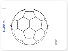 LINHA PRO - infl�vel modelo   ESFERA - PRO.BLF.A.1008