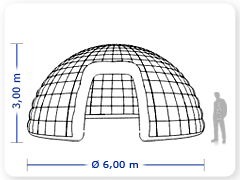 LINHA PRO - infl�vel modelo  DOMUS - PRO.DOM.A.1000