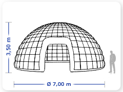 LINHA PRO - infl�vel modelo  DOMUS - PRO.DOM.A.1001