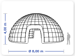 LINHA PRO - infl�vel modelo  DOMUS - PRO.DOM.B.1000