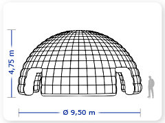 LINHA PRO - infl�vel modelo  DOMUS - PRO.DOM.D.1000